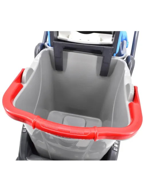 Тележка уборочная двухведерная CK750-Grey 2х25л каркас пластик серая