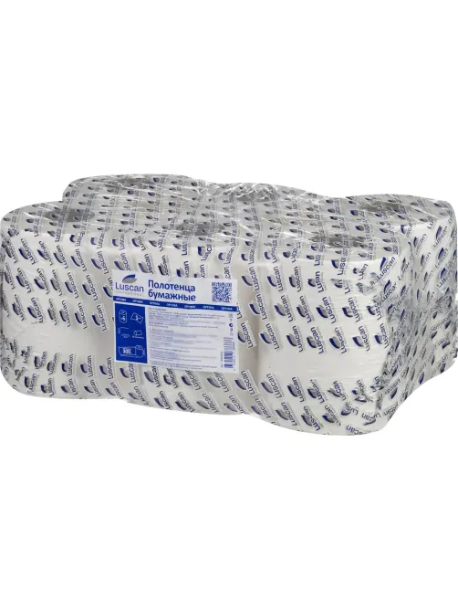 Полотенца бумажные д/дисп. Luscan Professional 1слперф 300м 6рул/уп