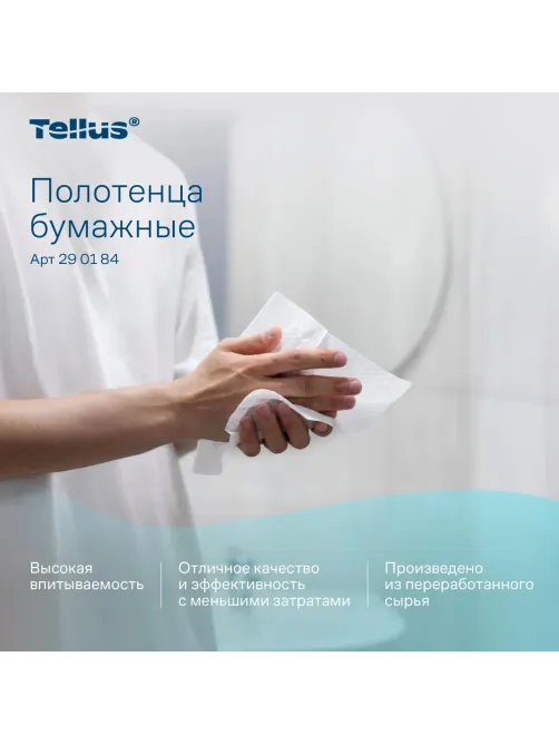 Полотенца бумажные д/дисп Торк/Tellus Н3 Комфорт ZZ 2сл 200л 20шт/уп_290184