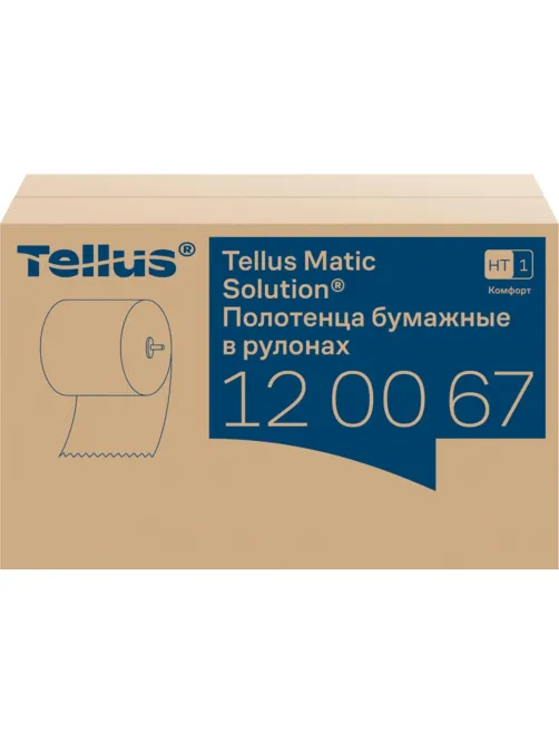 Полотенца бумажные д/держ.Торк/Tellus Матик H1 Комфорт в рул 6рул/уп 120067