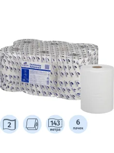 Полотенца бумажные д/дисп. Luscan Professional 2сл143м 6рул/уп