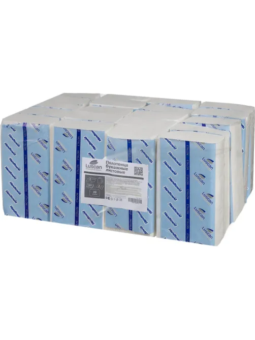 Полотенца бумажные д/дисп. Luscan Professional Z слож2 сл144л20пач/уп
