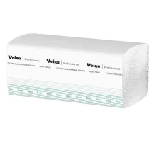 Полотенца бумажные д/дисп Veiro Prof Basic 1сл 250лx20пач/кор V-слож KV104