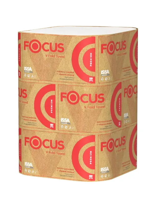 Полотенца бумажные д/дисп FocusPremium2сл 200л15пач/уп_5083739/50202900_п/э
