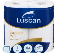 Полотенца бумажные Luscan Expert Max 3сл, 2рул/уп, 18м