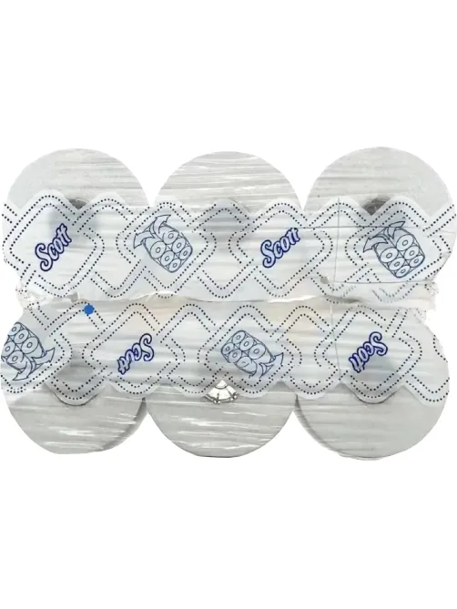 Полотенца бумажные д/дисп в рул KKEssential Slimroll 1сбел 190м 6р/уп 6695
