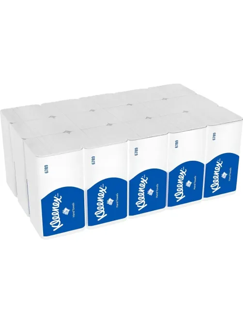 Полотенца бумажные д/дисп KK Kleenex Interfold 2сл бел 186 лист 15 пач.6789