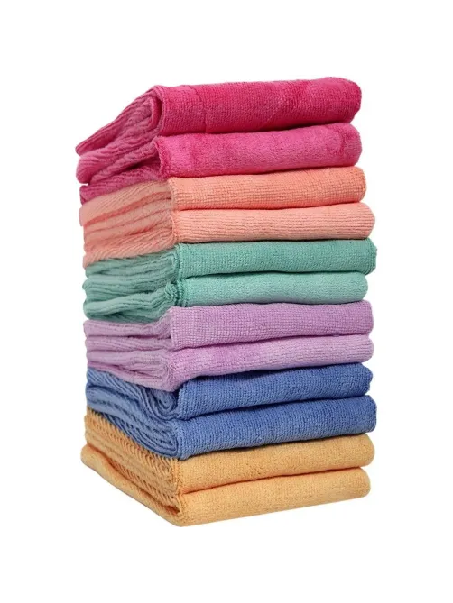 Салфетки из микрофибры набор 250 гр/м2,  30x45 см. (12 шт.) LIMROY LR-123