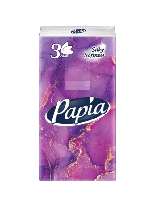 Носовые платочки Papia 3 сл.10лx10 пач/уп