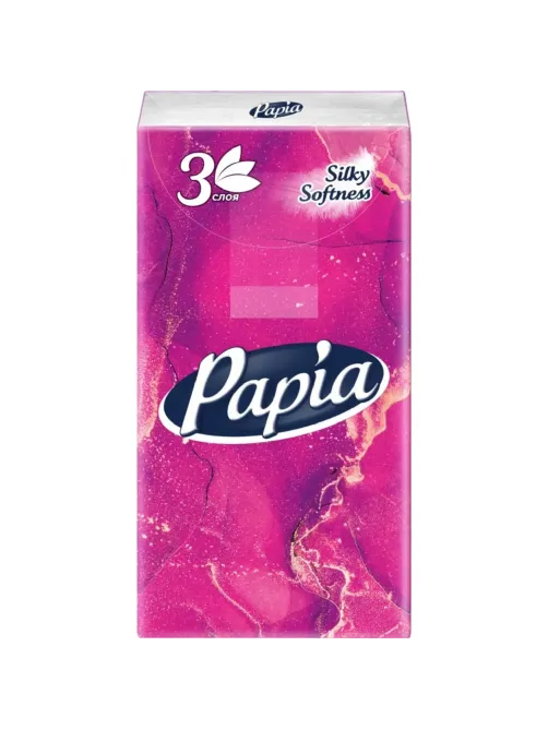 Носовые платочки Papia 3 сл.10лx10 пач/уп