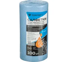 Салфетки сухие гидрофильные Topfort рулон с перфорацией 100 шт/уп 320x300мм