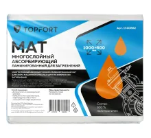 Мат многослойный абсорбирующий Topfort ламинированный для загрязн.1000x600