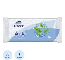 Салфетки влажные Luscan универсальные 80шт/уп
