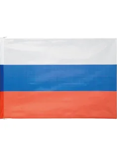 Флаг РФ 225х150 см, уличный, флажная сетка