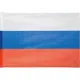 Флаг РФ 225х150 см, уличный, флажная сетка