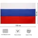 Флаг TI_напольный России, текстура дерева, вишня