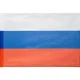 Флаг РФ 135х90 см, уличный, флажная сетка