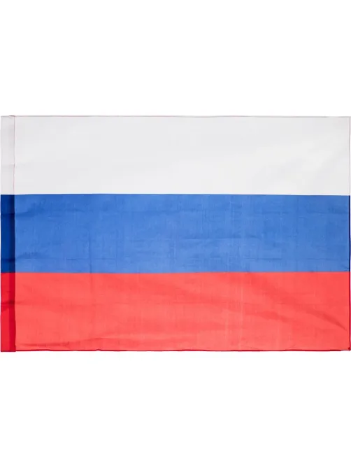 Флаг РФ 90x135см полиэфирный шелк с влагостойкой пропиткой уличный 70 мг