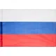 Флаг РФ 90x135см полиэфирный шелк с влагостойкой пропиткой уличный 70 мг