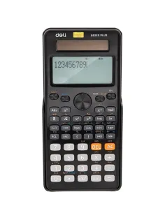 Калькулятор научный Deli ED82ES, графич.дисп.,252 ф.,дв.пит.,173x83мм,черн