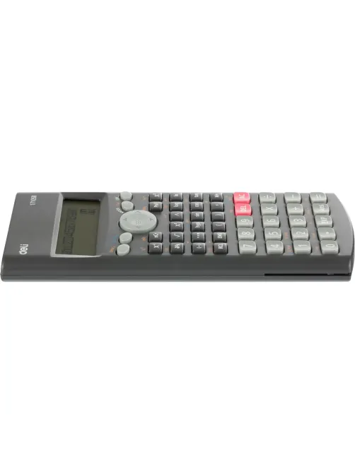 Калькулятор научный Deli E1710SR,240фун,2стр.дисп,10+2разр,162х84,темн.сер