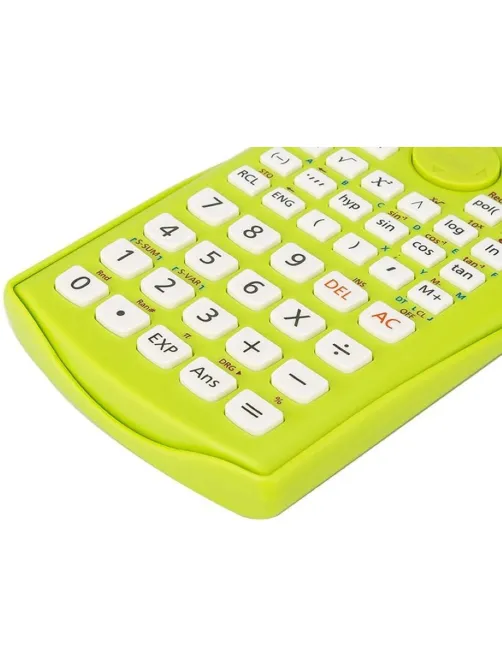Калькулятор научный (ЕГЭ) Deli E1710A,10-р,2 стр,240 ф.,бат.,162х84мм,зел