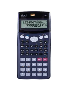 Калькулятор научный Deli E1705,10-р,2 стр,240 фун.,бат.,157x77мм,темн.син
