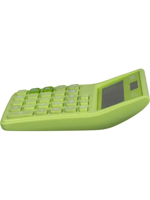 Калькулятор карманный Deli E1122, 12-р, дв.пит., 120x86мм, зеленый