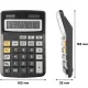 Калькулятор настольный КОМПАКТНЫЙ Attache ATC-111-12C 12-ти разрядныйчерн