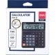 Калькулятор настольный КОМП. Deli EM01120, 12-р, дв.пит., 139x131мм, черный