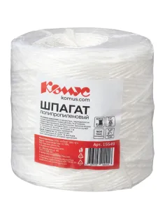 Шпагат п/п 1,6 ктекс крученый боб. 1кг 625п/м (1кг/б