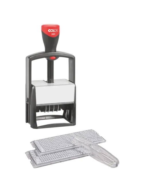 Датер автоматический самонаб.металл. S2860-Bank-Set дата ЦИФР.10-стр. 49х68