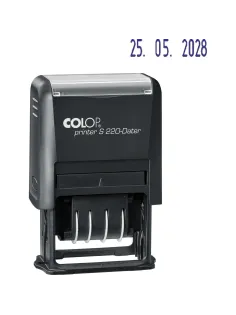 Датер автомат. пласт. S220Bank шрифт 4 мм месяц цифр. (аналог 4820B) Colop