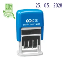 Датер автоматический мини S120Bank шрифт 3,8мм месяц цифр.(аналог4810B) Col