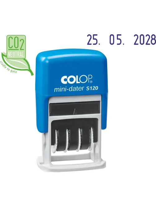 Датер автоматический мини S120Bank шрифт 3,8мм месяц цифр.(аналог4810B) Col