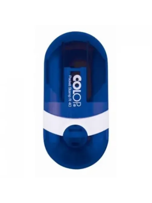 Оснастка для печати кругл. карман. Pocket Stamp R40 индиго Colop