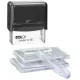 Штамп самонаборный NEW Printer C50-Set-F 8/6стр+рам 30х69мм 2кассы кор.черн