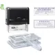 Штамп самонаборный NEW Printer С40-Set-F 6/4стр+рам.23х59мм 2кассы кор.черн