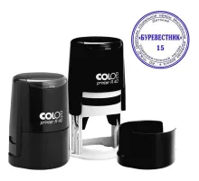 Оснастка для печати круг.с крышкой Pr. R40 черная Colop Австрия
