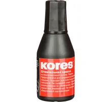 Краска штемпельная KORES черная 71338 ев/эт