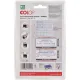 Штамп самонаборный NEW Printer С40-Set-F 6/4стр+рам.23х59мм 2кассы кор.черн