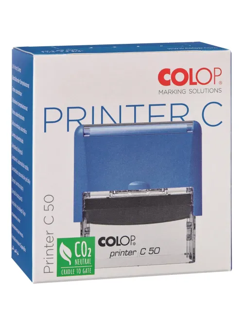 Оснастка для штампов NEW Printer C50 30x69мм пластик. корпус черный