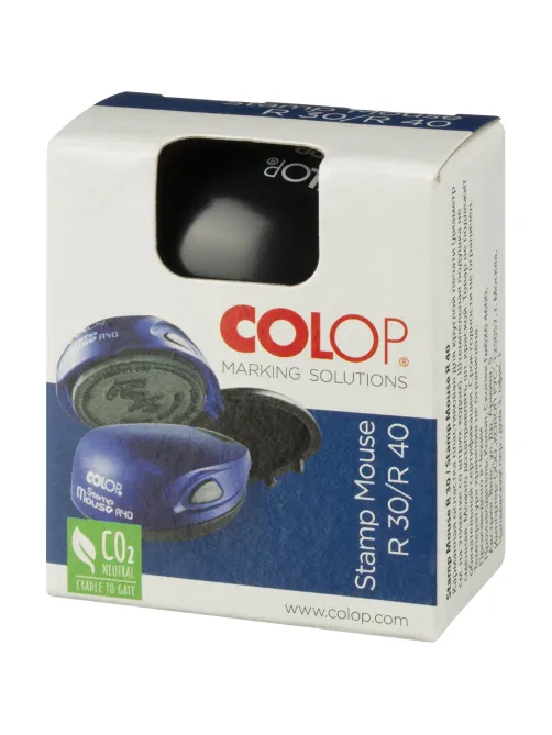 Оснастка для печати кругл. карман. Stamp Mouse R40 черная Colop