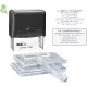 Штамп самонаборный NEW Printer C60-Set-F 9/7стр+рам 37х76мм 2кассы кор.черн