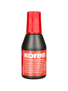 Краска штемпельная KORES красная 71328 ев/эт