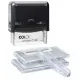 Штамп самонаборный NEW Printer С40-Set-F 6/4стр+рам.23х59мм 2кассы кор.черн
