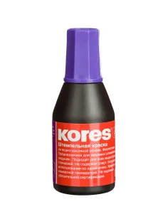 Краска штемпельная KORES фиолетовая 71344- на водно-масляной