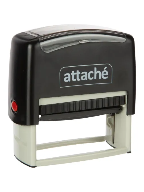 Штамп самонаборный Attache 6/8 стр. 70х32 с рамкой