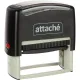 Штамп самонаборный Attache 6/8 стр. 70х32 с рамкой
