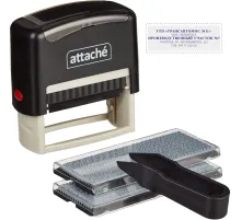 Штамп самонаборный Attache 1-5 стр. 58х22 8053